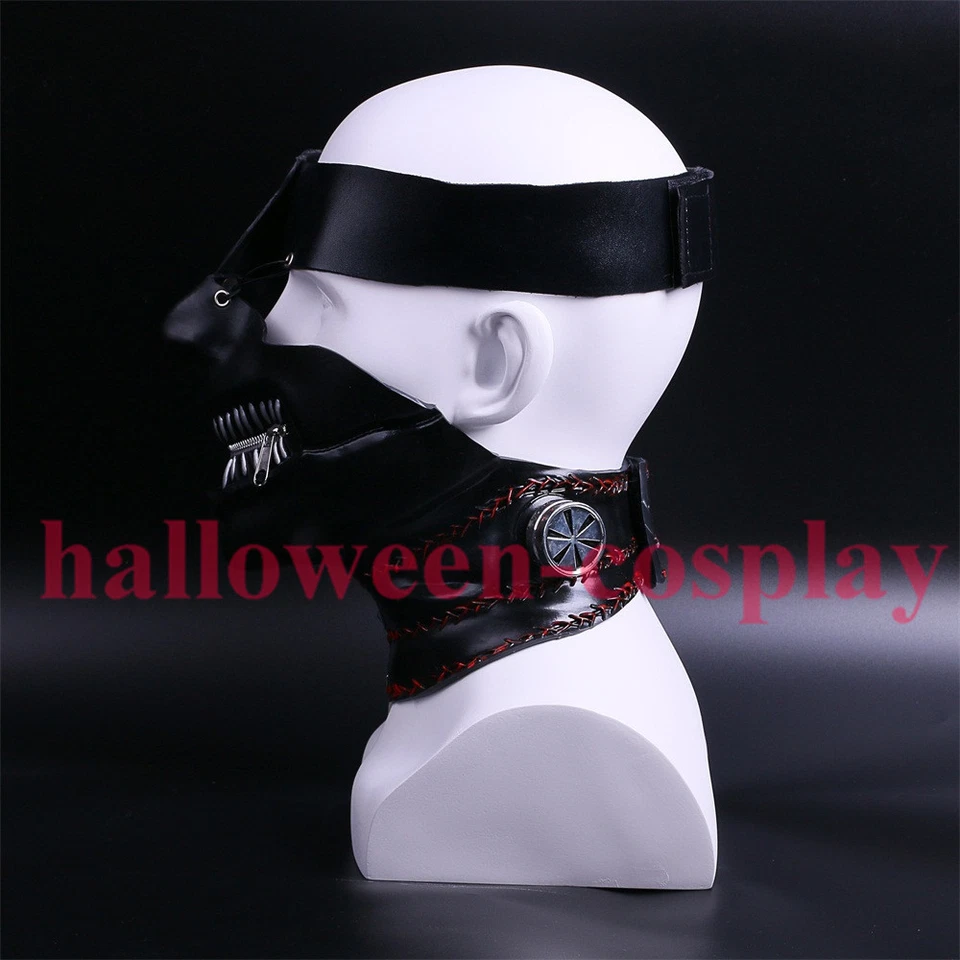 2017 Movie Tokyo Ghoul Mask Ken Kaneki Mask Latex Cosplay Props Halloween Mask - Image 4 of 4