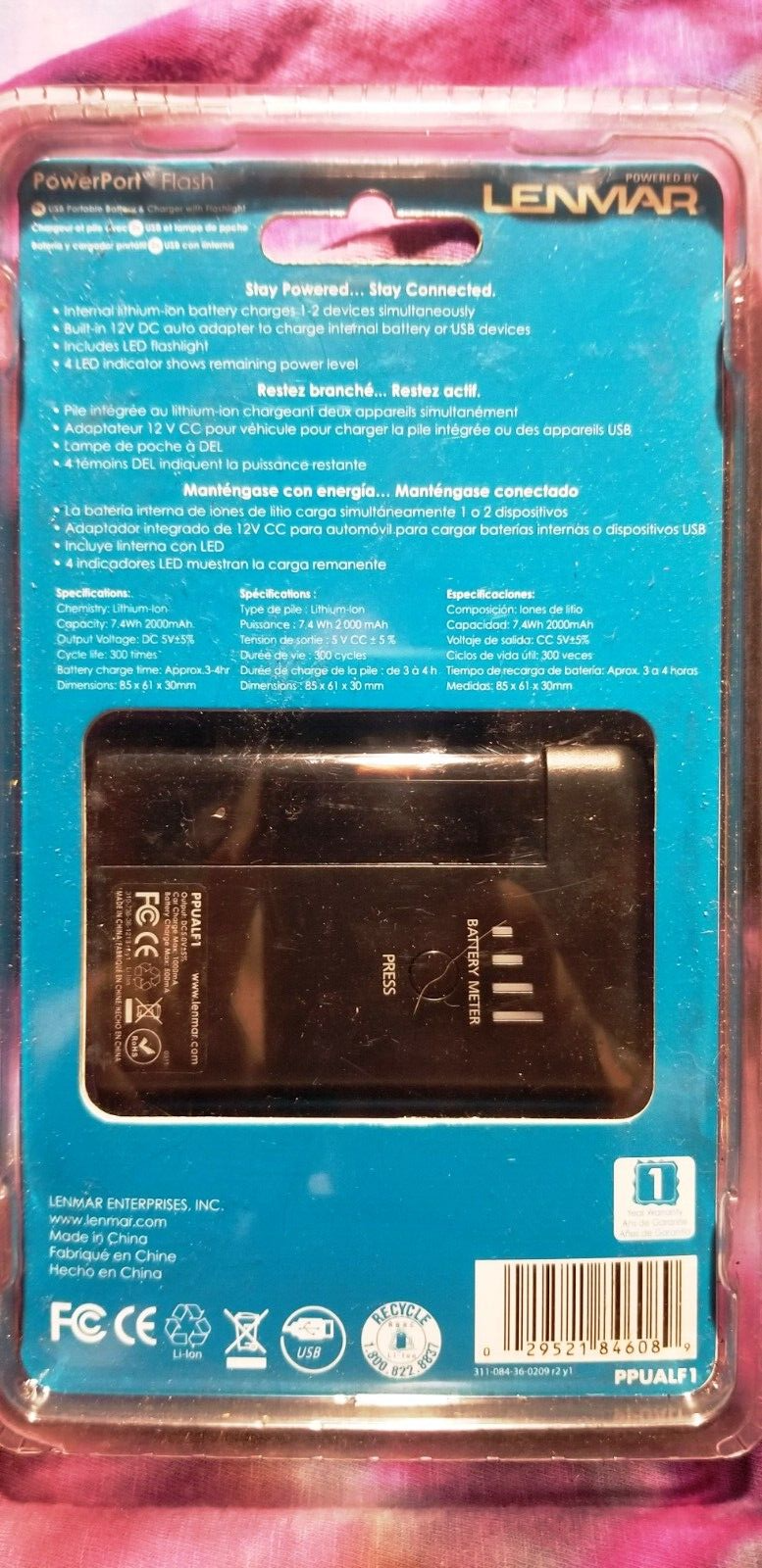 Lenmar - PowerPort Flash Lithium-Ion Battery and USB Charger — listing photo 1 of 1