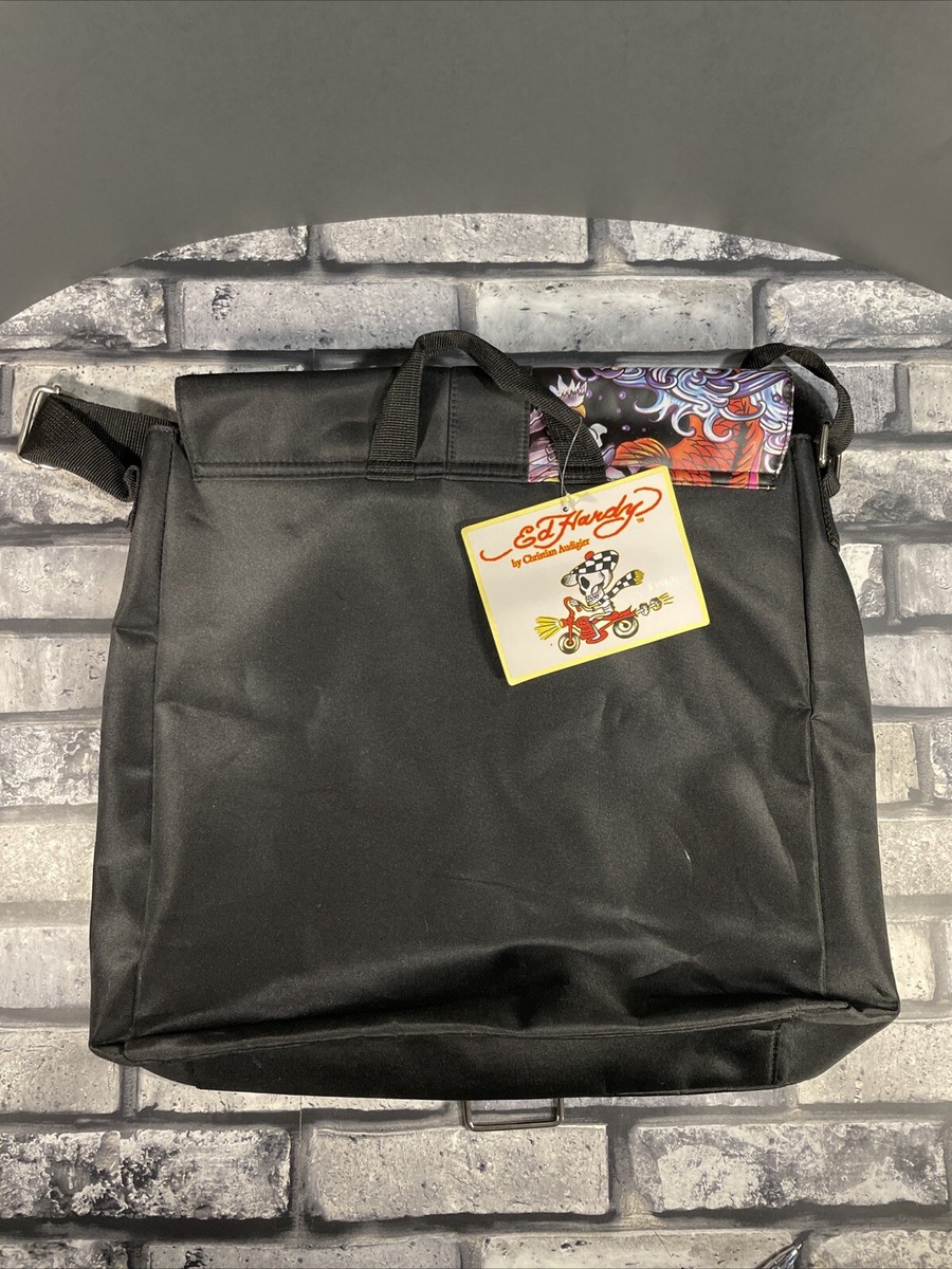 VTG Y2K Ed Hardy Christian Audigier Messenger Crossbody Bag VTG Y2K Ed Hardy Christian Audigier Messenger Crossbody Bag