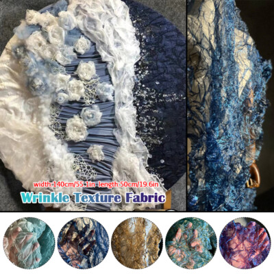 Gradient Texture Pleated Fabric Showcase Display Photography Background Cloth
