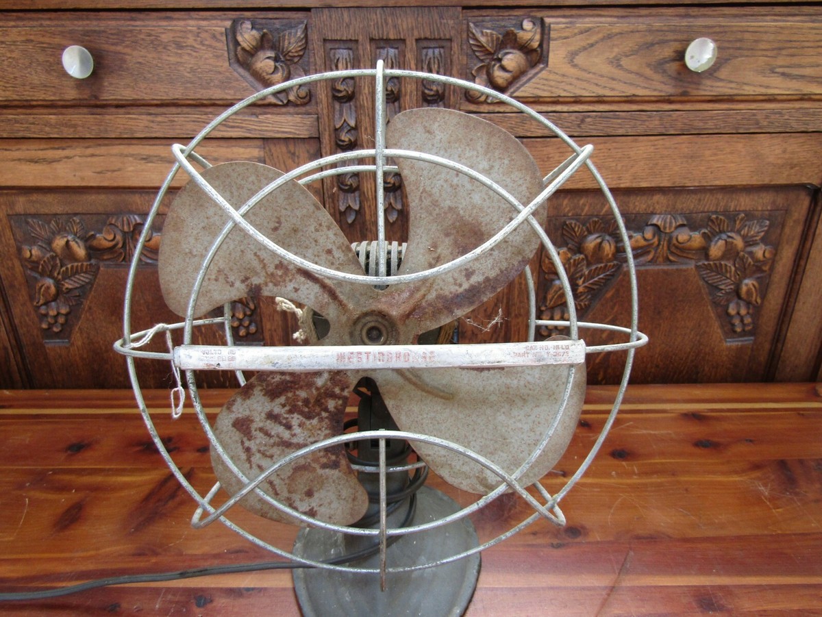 WESTINGHOUSE クラシックファン Vintage Metal Westinghouse Fan- 115V- 60C- Cat No 15 LD ~11