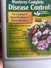 Monterey Comp. Concentrate Fungicide & Bactericide Control of Gard & Lawn 1 Pt