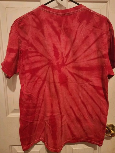 Camiseta Mitchell & Ness roja tie-dye de los Chicago Bulls para hombre talla grande - Imagen 6 de 6