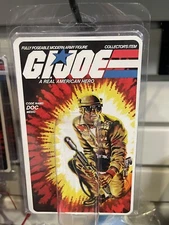 GiJoe 1983 Doc💥 Clamshell Display Case 💥 With Insert Card