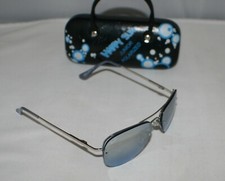 Rayban Junior Aviator Polarized Sunglasses RB603  Hard Happy Sun Case Blue