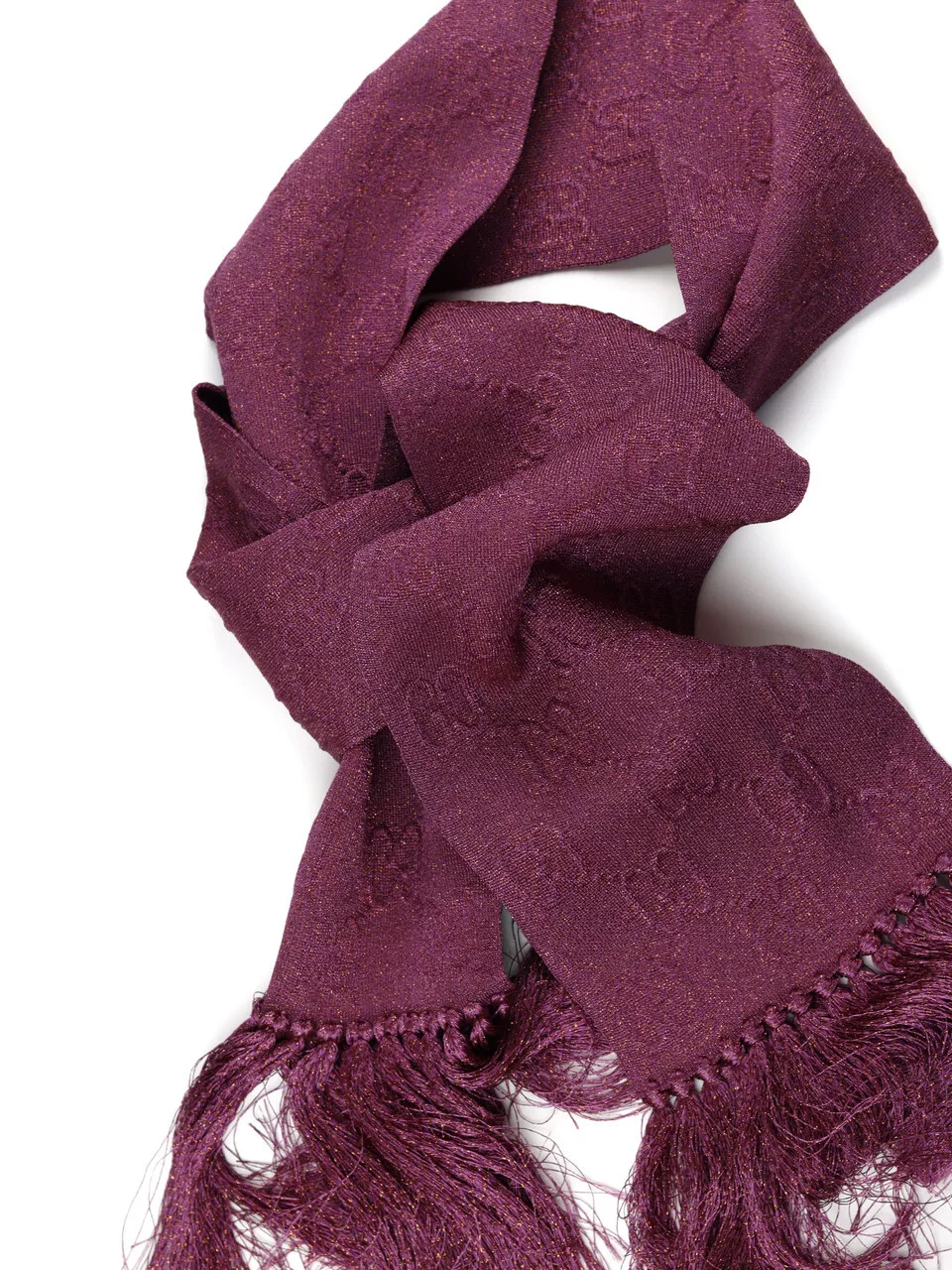 Foulard jacquard Gucci GG Lamé