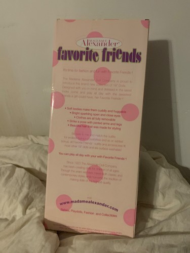 Madame Alexander Favorite Friends Buzzin About 18" Doll New In Package - Picture 2 of 2
