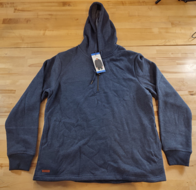 Buffalo David Bitton Men's Half-Zip Fleece Hoodie Hooded Jacket