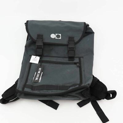 State Unisex Backpack Gray Flap Zip Top Multi Pocket Soft Side Casual Bag New