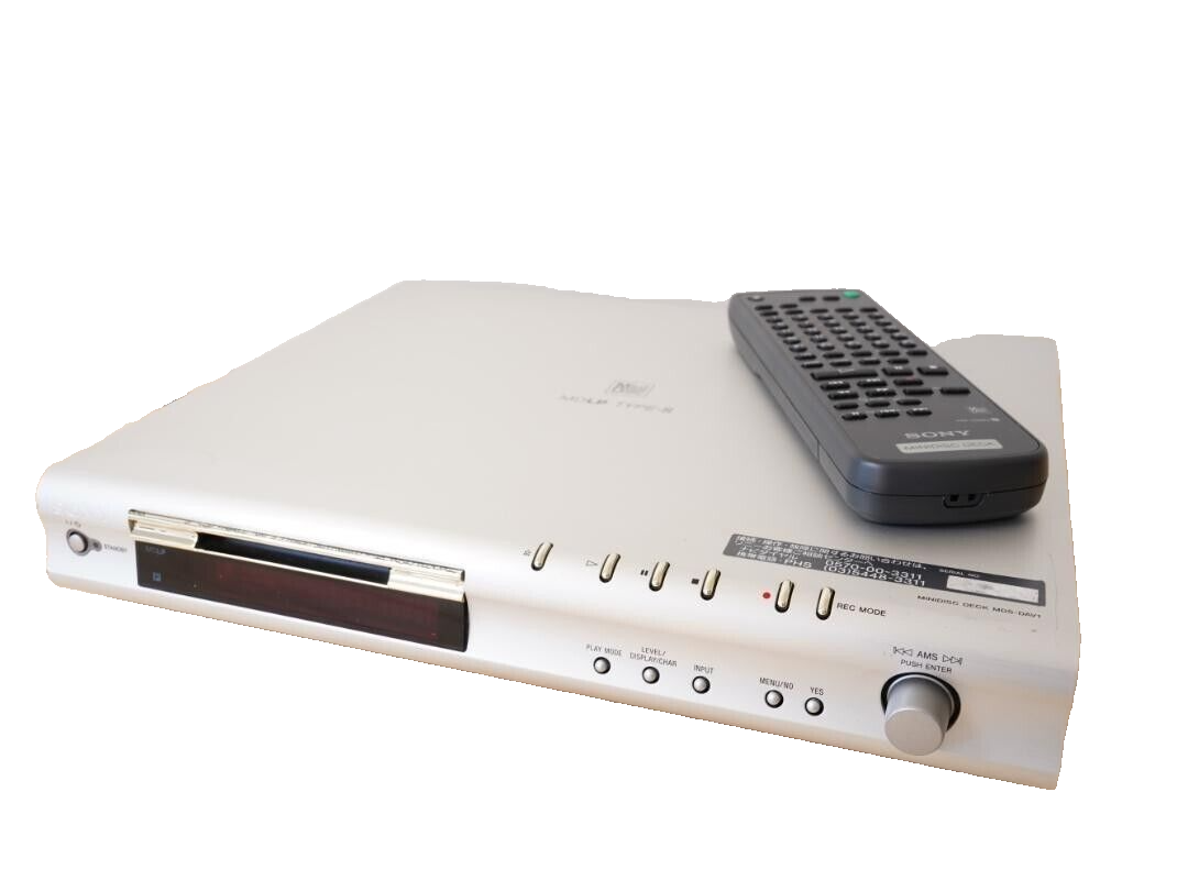 Sony MDS-DAV1 MD Deck Minidisc Recorder Player Type-S Test Sony MDS-DAV1 MD Deck Minidisc Recorder Player Type-S Test
