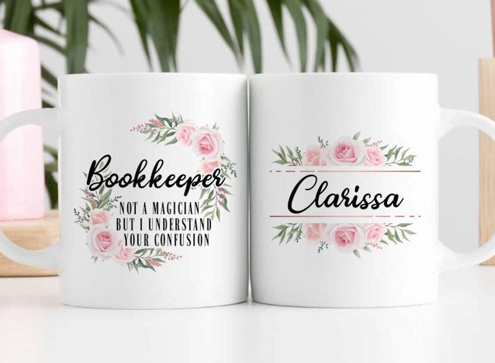 Bookkeeper Mug Personalized Bookkeeper Coffee Cup Bookkeeper Gift Bookkeeper