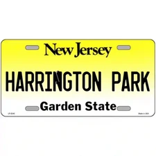 Harrington Park New Jersey Metal Sign