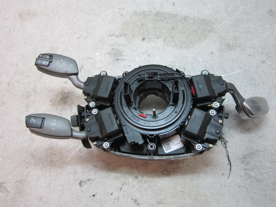 nn802139 BMW 745Li 2002 2004 2005 Steering Wheel Column Switch Unit Slip Ring - Image 3 of 4