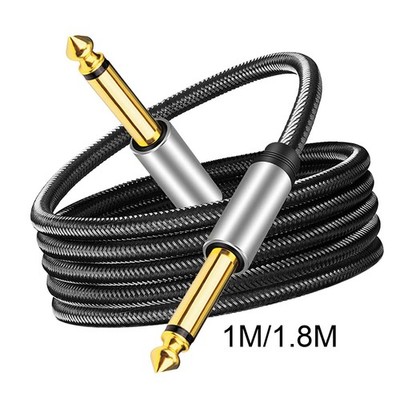 Gitarrenkabel Instrumentenkabel 1/4 Zoll TS-Kabel unsymmetrisch für