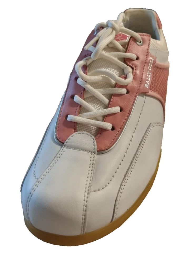 Bally Golf Damen Golfschuhe Avenida Leder Weiß Rosa Flexitec Gr.39 UK6 US 8,5 - Bild 3 von 4