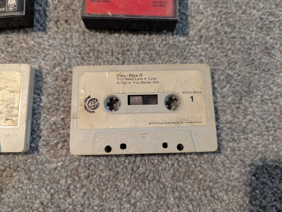 Styx Cassette Lot Of 2 Equinox + Styx II A & M Records 1975 Untested  Foto 4 de 4