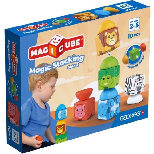 Geomag Magicube Gm305 Safari 10 Pezzi - Immagine 2