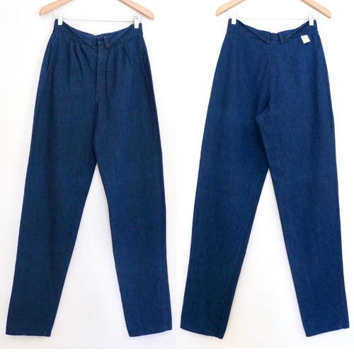 Early Vintage Rockies Jeans 11x36 Bareback Indigo High Rise Pleated Riding USA - Picture 19 of 19