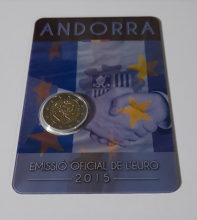ANDORRE 25 EME ANNIVERSAIRE SIGNATURE DE L'ACCORD DOUANIER - 2015 - 2 EUROS