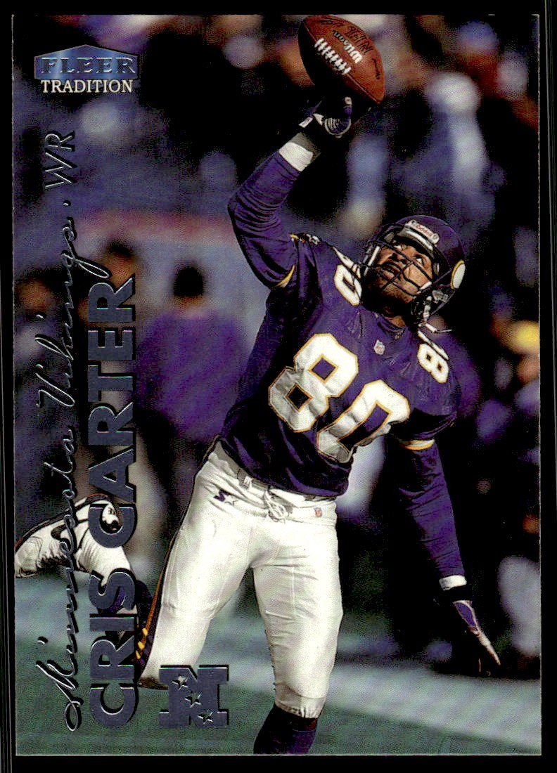 1999 Fleer Tradition Cris Carter Minnesota Vikings #24