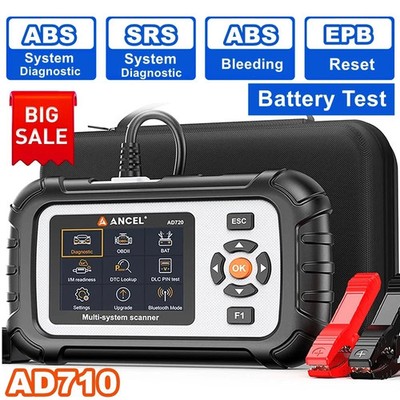 OBD2 KFZ Diagnose Scan Tool SRS EPB ABS Bremsrücksteller Batterietest AD710 2026