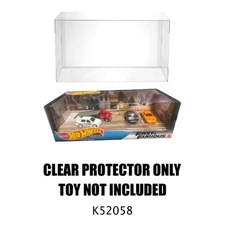 Protector For Mattel Hot Wheels Premium Fast & Furious Garage Diorama 4 Car Set