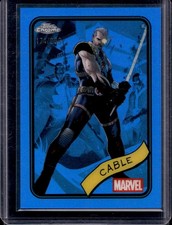 CABLE 2025 Topps Chrome Marvel Blue Refractor #145 /299
