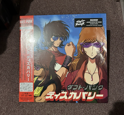 Daft Punk Discovery 日本盤 アナログ盤 2枚組 5555 NEW Daft Punk Discovery Interstella 5555 2lp Black Vinyl Deluxe