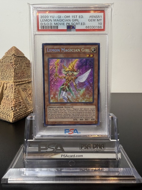 PSA 10 Lemon Magician Girl MVP1-ENS51 D.S.O.D Movie Pack Secret Edition