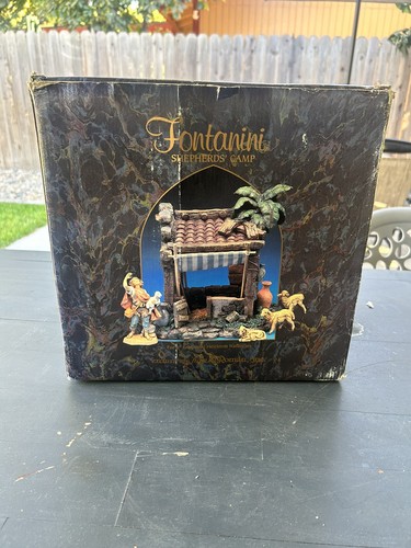 Retired Fontanini Italy Heirloom Nativity 5" Shepherds Camp 1996 Romans 50151 - Picture 12 of 12