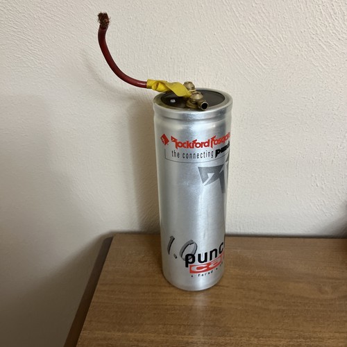 Old School Rockford Fosgate 1.0 Punch Cap One Farad Capacitor CP7400 🇺🇸