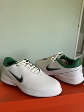 Nike Victory Tour 4 Low-Top Golf Shoes White/Green/Black Spiked UK 9