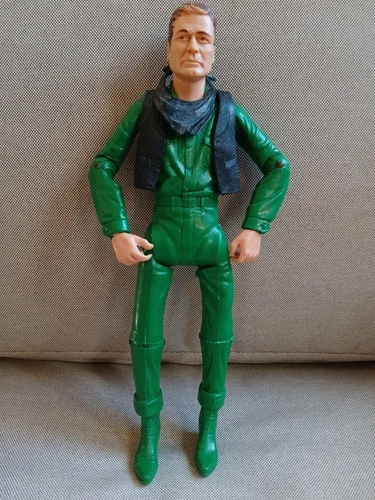 Vintage Marx Best Of The West Canadian Johnny West Green With Two Accessories