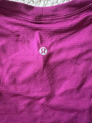Lululemon Swiftly Tech LS Long Sleeve shirt 2.0 Race Size 14 Magenta Color - Picture 3 of 5