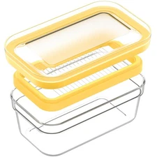 Airtight Butter Slicer Cutter Stick Butter Storage Case with Lid for Fridge(Air