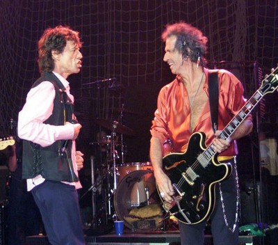 Mick Jagger Keith Richards from The Rolling Stones perform stage a- Old Photo 3