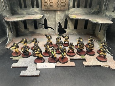 Warhammer 40k astra militarum death korps Steel Legion Guardsman Painted Lot 3