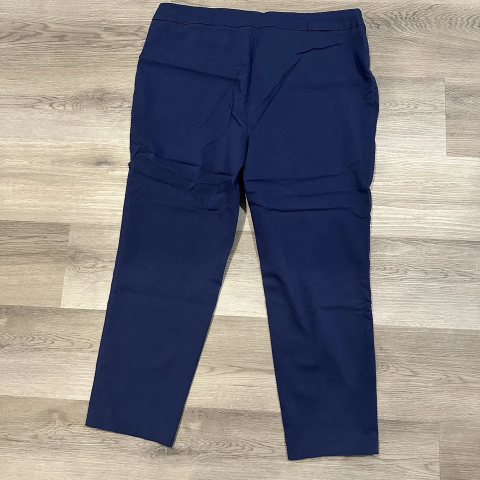 Pantalones elásticos para mujer Grace Elements azul marino talla 2XL Foto 4 de 4