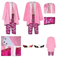 Anime Donquixote Doflamingo Cosplay Costume Halloween Carnival sunglasses prop