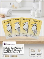 Lot of 4 Vitamin C Face Masks Nourishing Firming Hydrating Sheet Masks