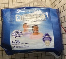 Comfees DriNite Juniors Youth Underwear Large / X-Large 60 to 125 lbs. 13 Ct