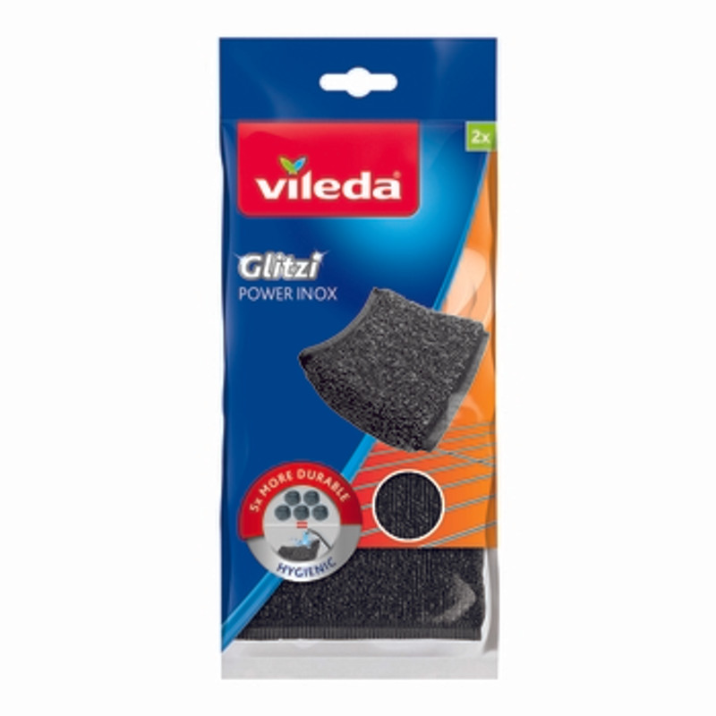 4023103172036 Zmywak Vileda Glitzi Power INOX 2 szt 3190₽