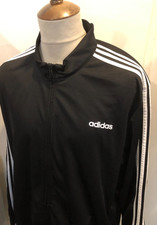 RETRO ADIDAS RTRACKSUIT TOP SIZE XXL BLACK
