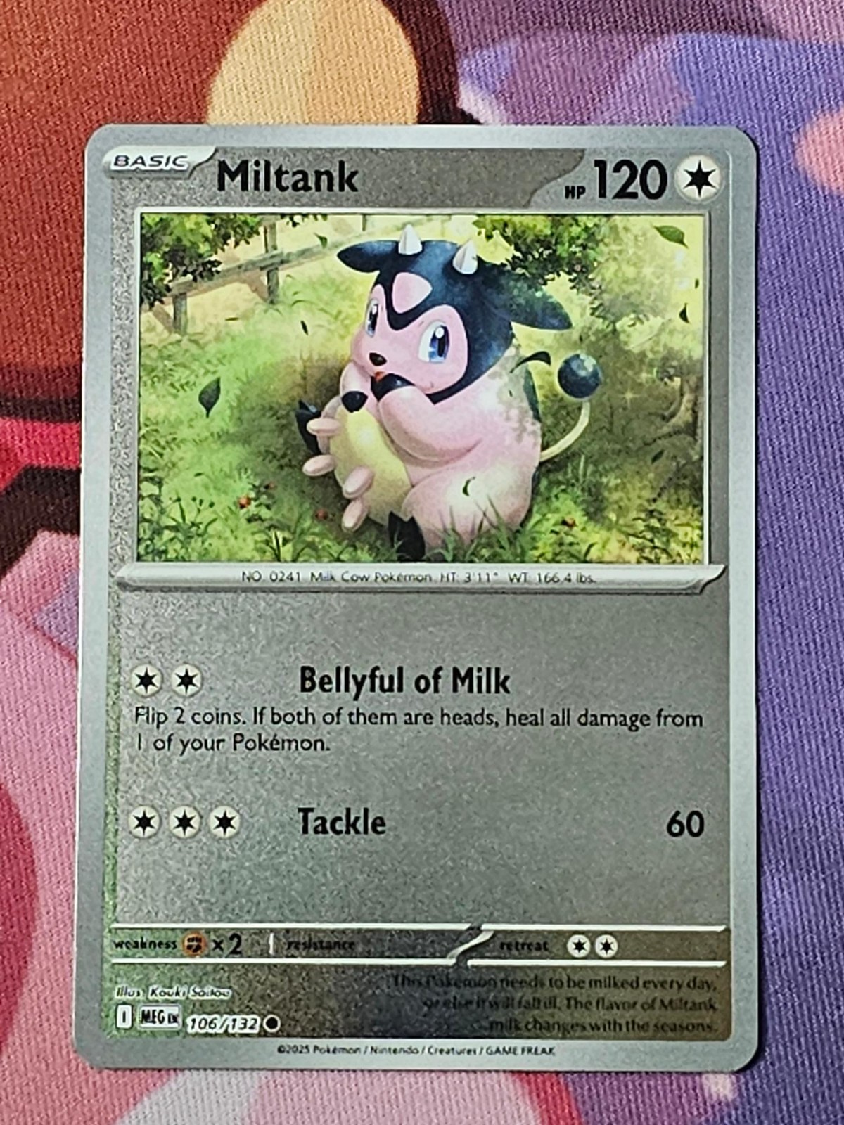 Miltank 106/132 Common Mega Evolution Pokemon Reverse Holo NM/M
