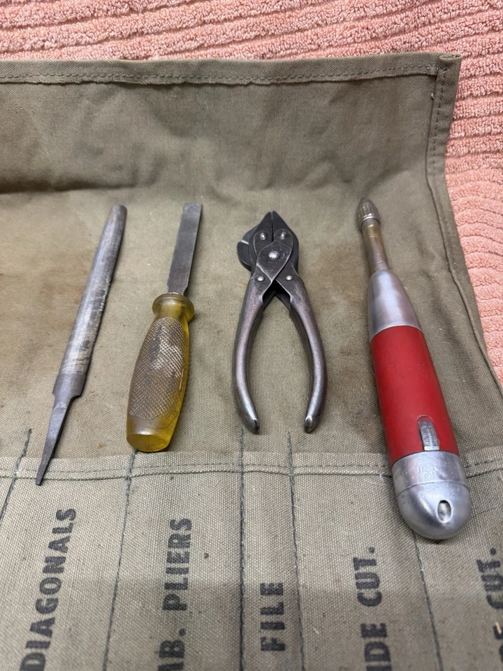 "Kit de herramientas vintage Bell System Linemans y taladro de apoyo manual North Bros 2101-10""" Foto 2 de 4