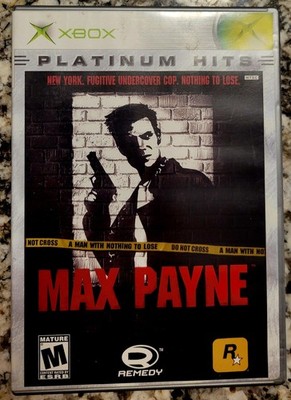 OG Xbox:Max Payne PLATINUM HITS, CIB,W/Manual,CLN DISC,VG COND,FAST SHIPPING!