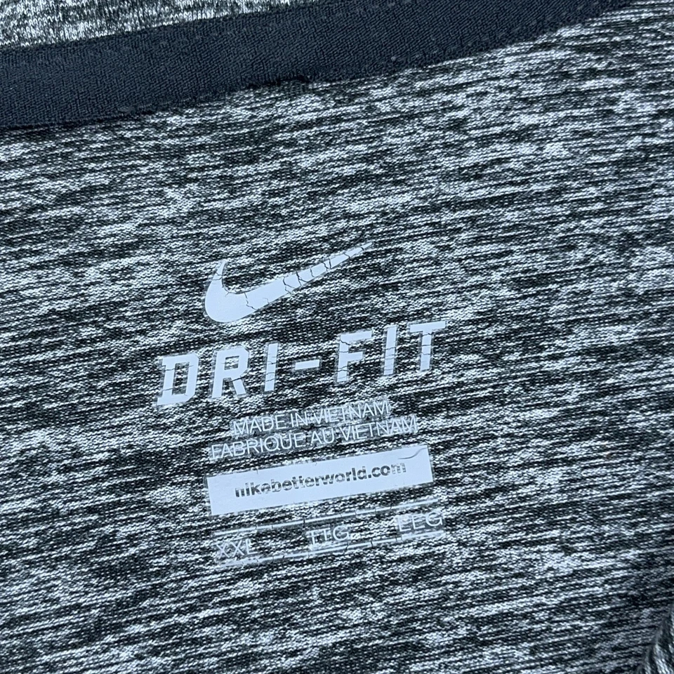 Мужской свитер Marshall Thundering Herd XXL 2XL серый пуловер на четверть молнии Nike Dri - Изображение 3 из 4