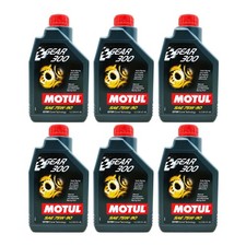 MOTUL GEAR 300 75W90 API GL4/5 Olio Cambio Trasmissione Differenziale 6 L 06MO35