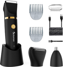 Electric Groin Hair Trim Ball Trimmer for Men Body Shaver Below-The-Waist Groome