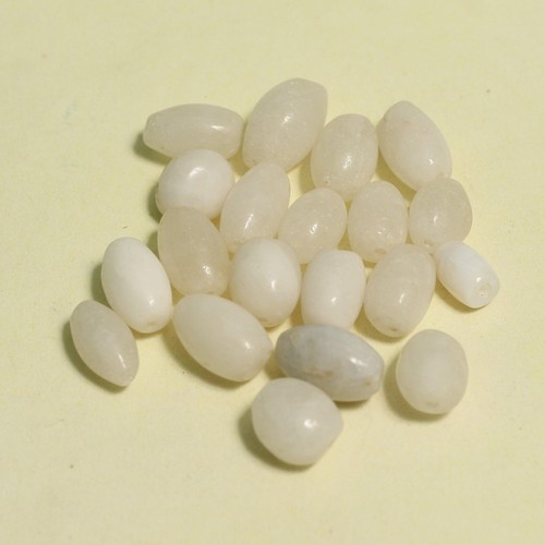 50 Pcs White Onyx Stone Beads Oval 11-17 mm - Picture 7 of 8